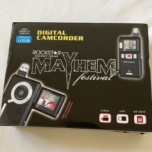 Rock Star Mayhem Festival Digital Camcorder 1.5" Screen